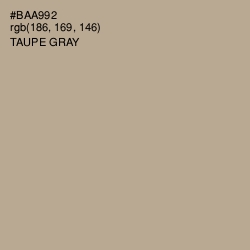 #BAA992 - Taupe Gray Color Image